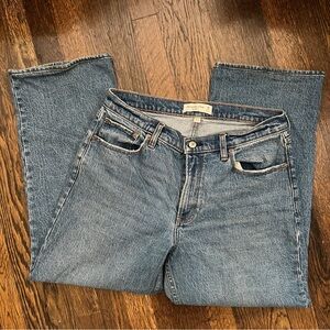 Abercrombie baggy low rise blue jean (curve love)